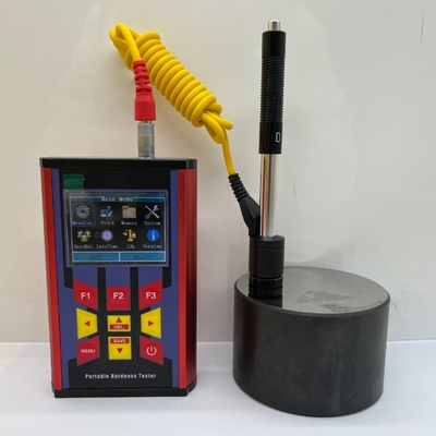 धातु के लिए रंगीन एलसीडी रिचार्जेबल बैटरी पोर्टेबल कठोरता परीक्षक